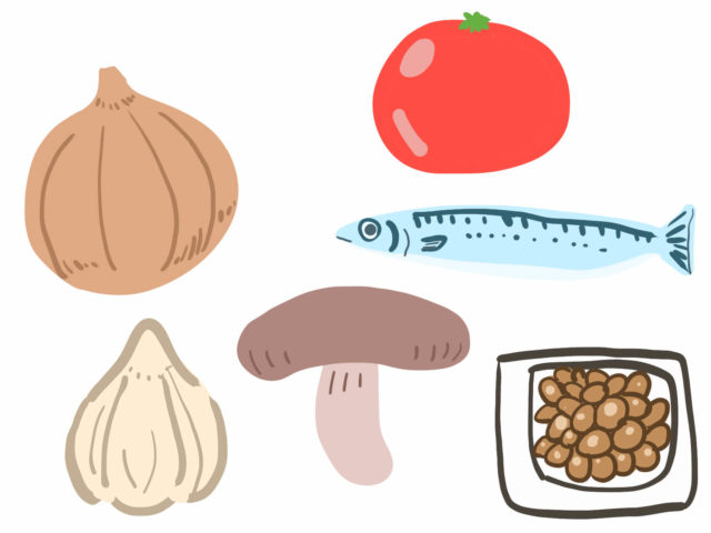 血液をサラサラにする成分が含まれる食材を食べる